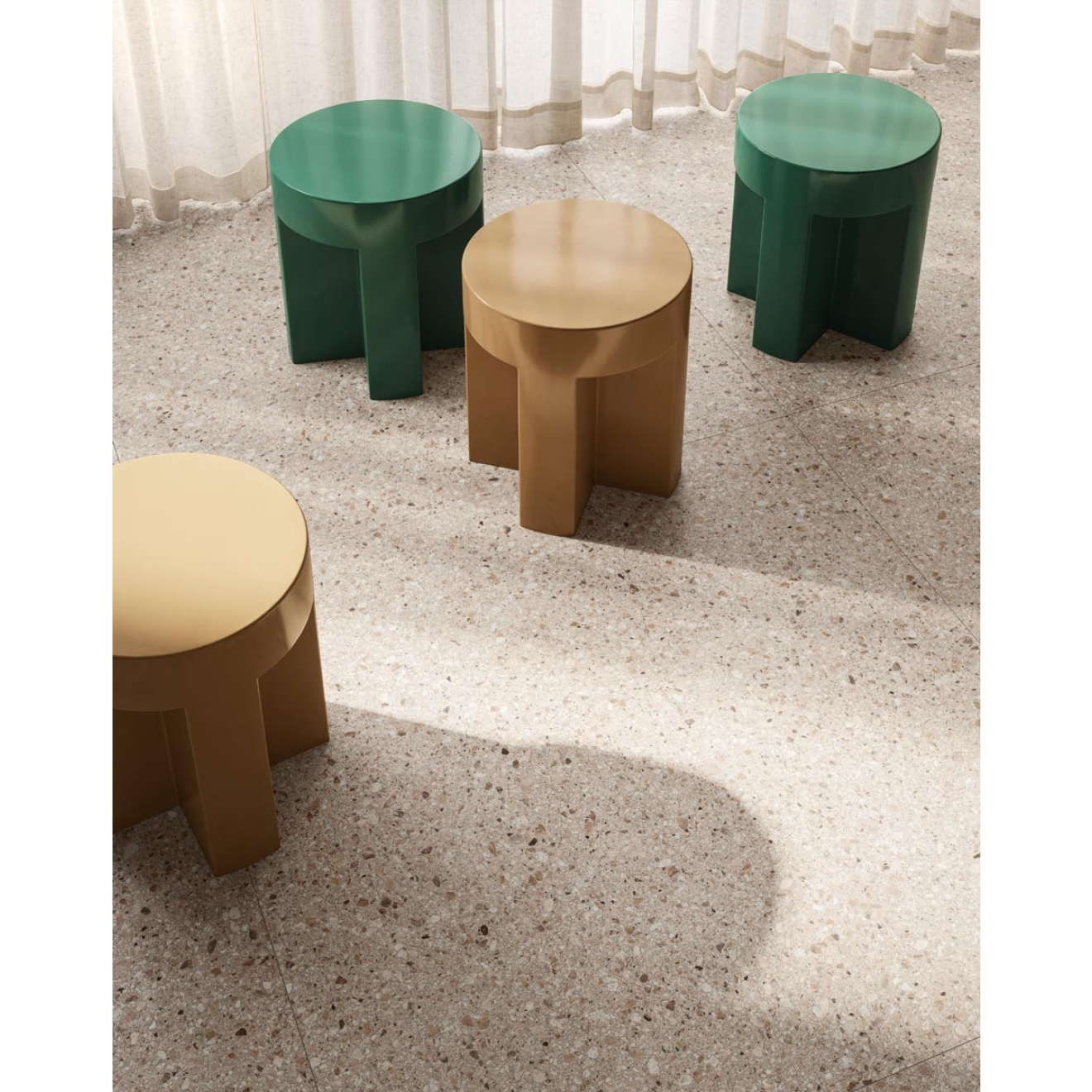 Sant Agostino Gravel Full Sand NAT Boden- und Wandfliese 120x120 cm