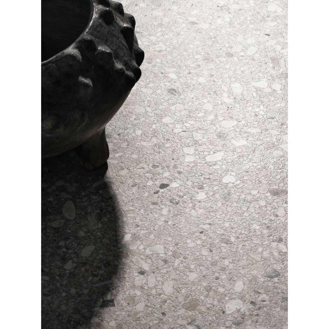 Sant Agostino Gravel Full Grey Antislip Terrassenplatte 90x90 cm