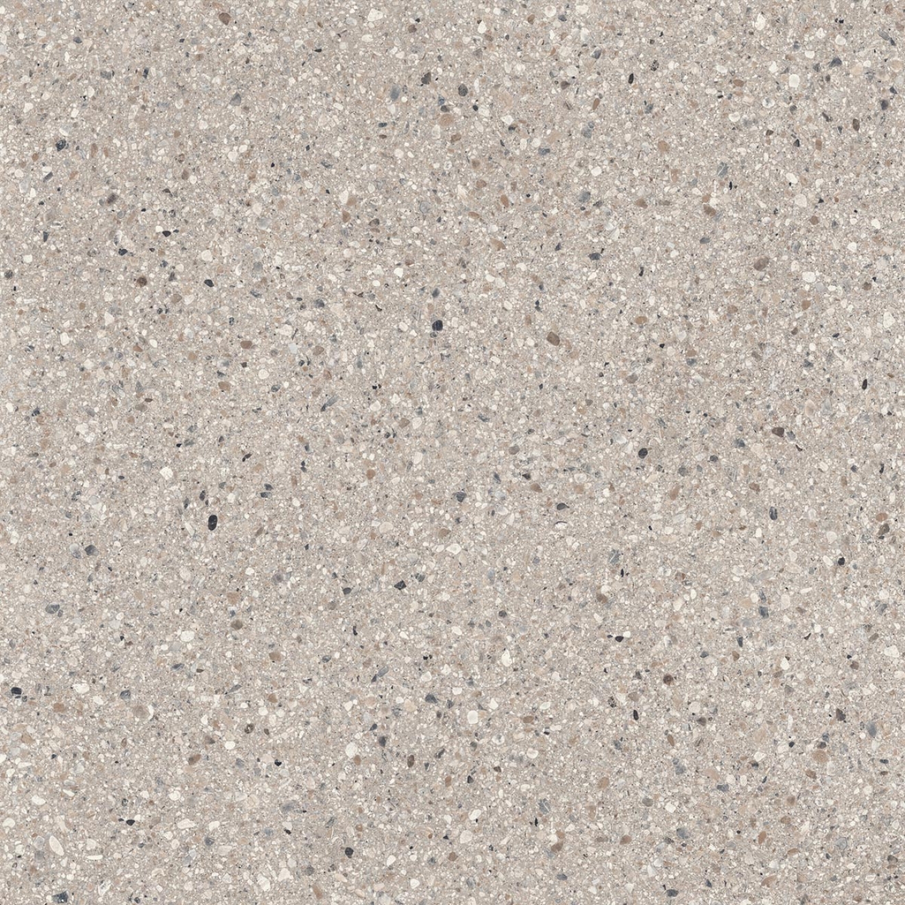 Sant Agostino Gravel Full Grey NAT Boden- und Wandfliese 120x120 cm
