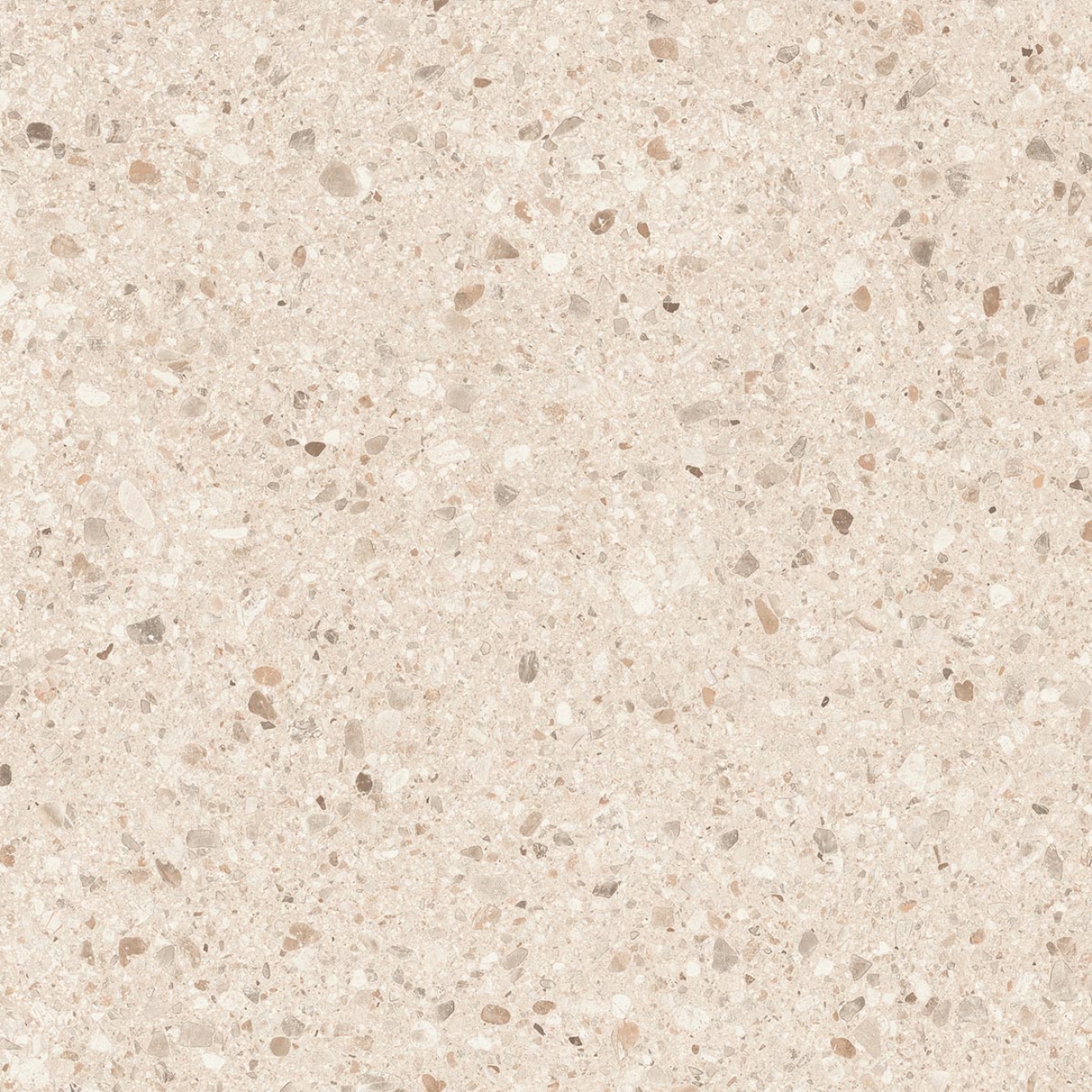 Sant Agostino Gravel Full Light NAT Boden- und Wandfliese 60x60 cm
