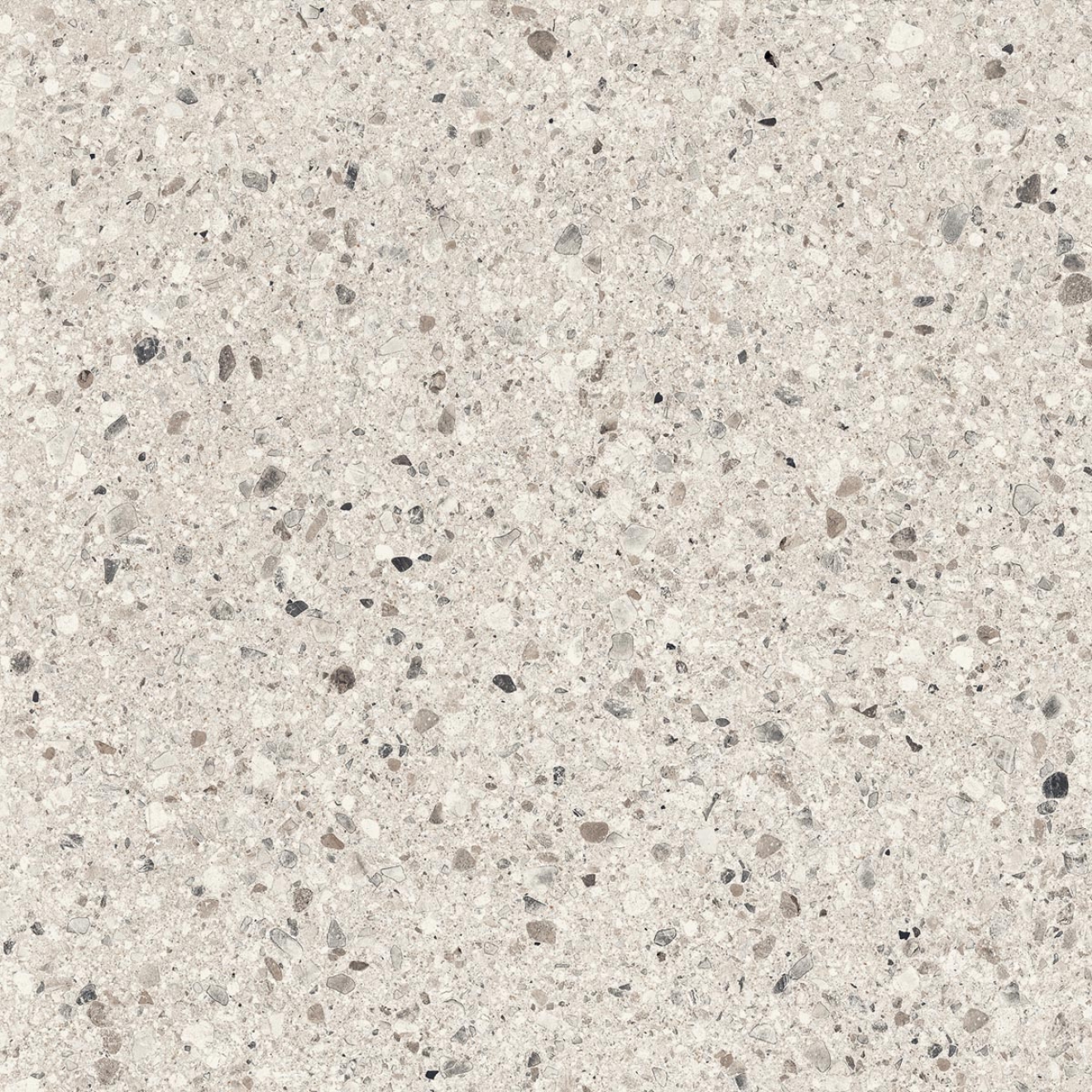 Sant Agostino Gravel Full Pearl NAT Boden- und Wandfliese 60x60 cm