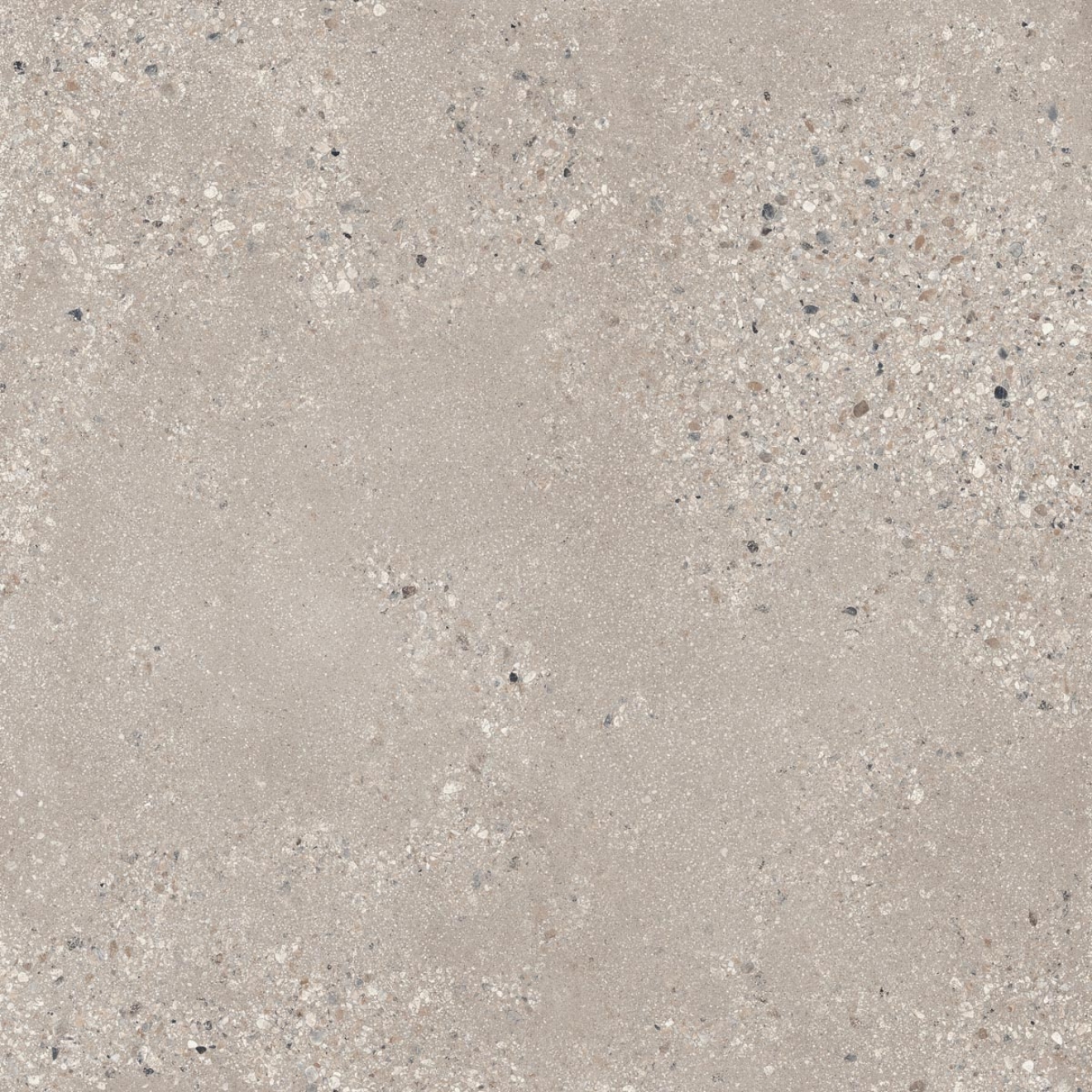 Sant Agostino Gravel Large Grey NAT Boden- und Wandfliese 120x120 cm