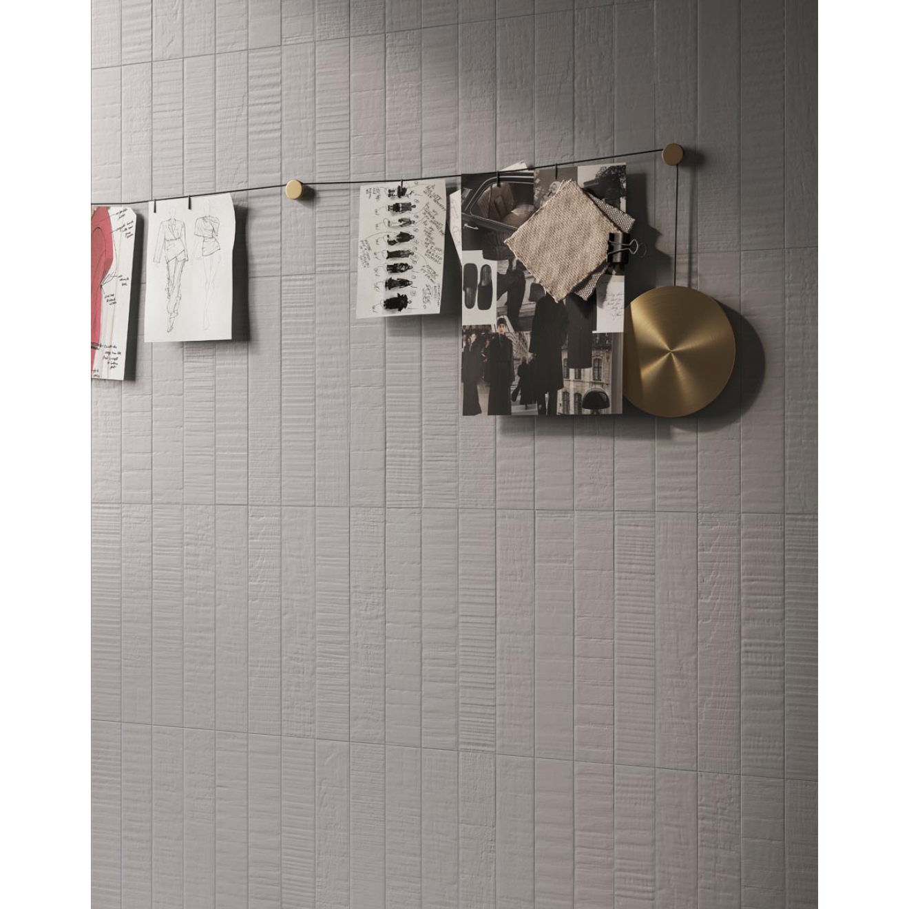 Sant Agostino Iki Wood Smoke NAT Boden- und Wandfliese 5x30 cm