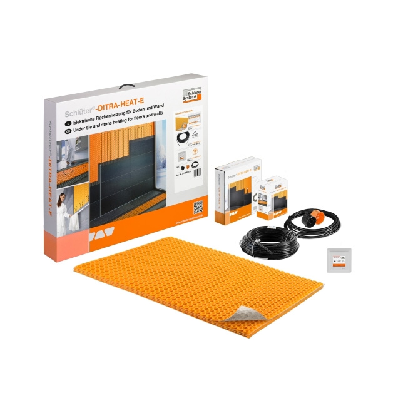 Schlüter Ditra HEAT-E-DUO-S10 Set 3,1m² mit WiFi und Sprachsteuerung
