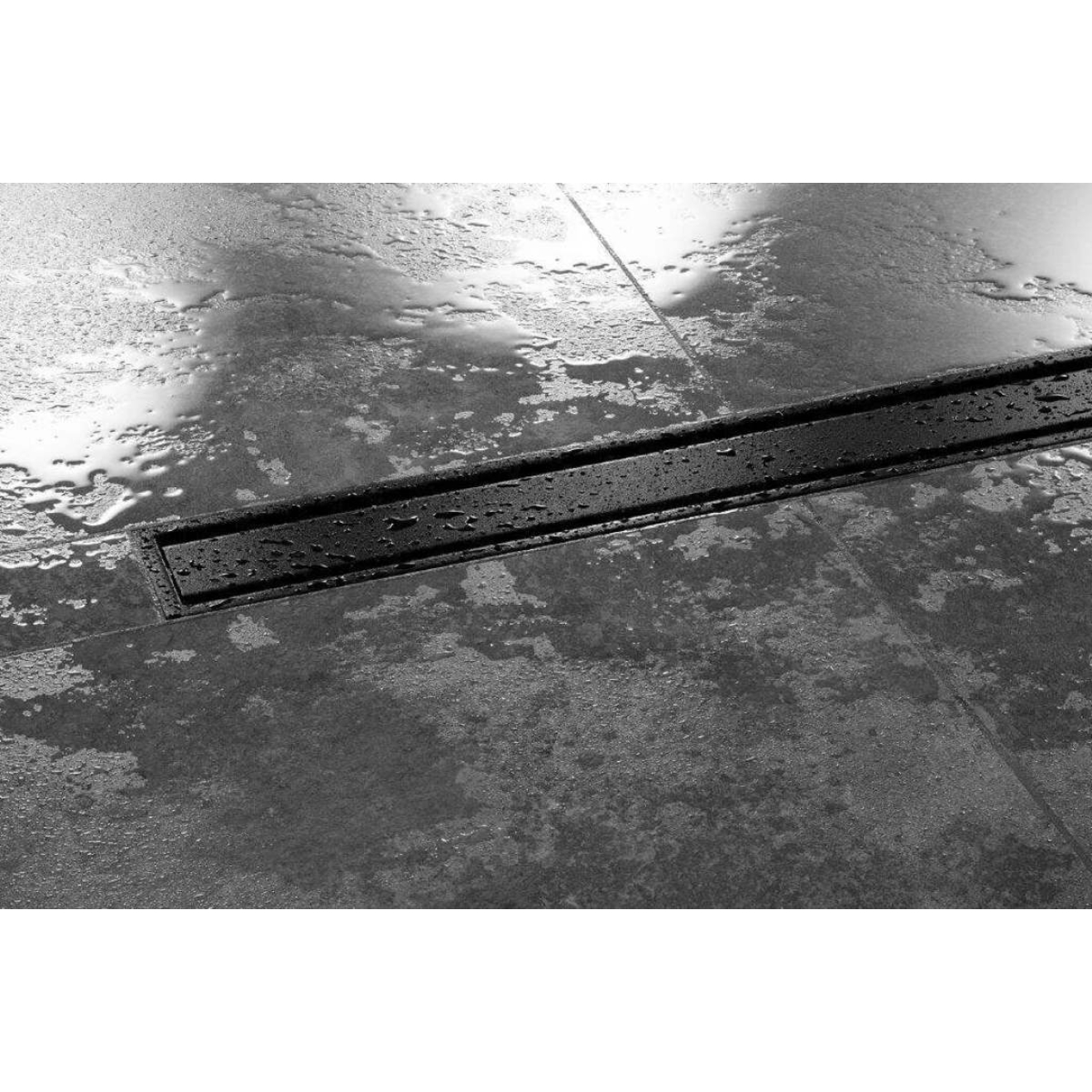 Schlüter KERDI-LINE-A 19 mm Rinnenabdeckung SOLID Graphitschwarz 50 cm