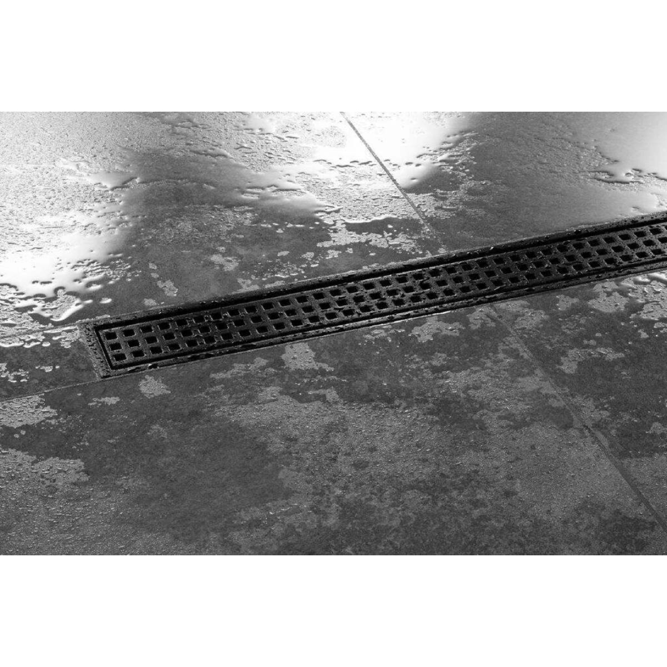 Schlüter KERDI-LINE-B 19 mm Rinnenabdeckung SQUARE Graphitschwarz 80 cm