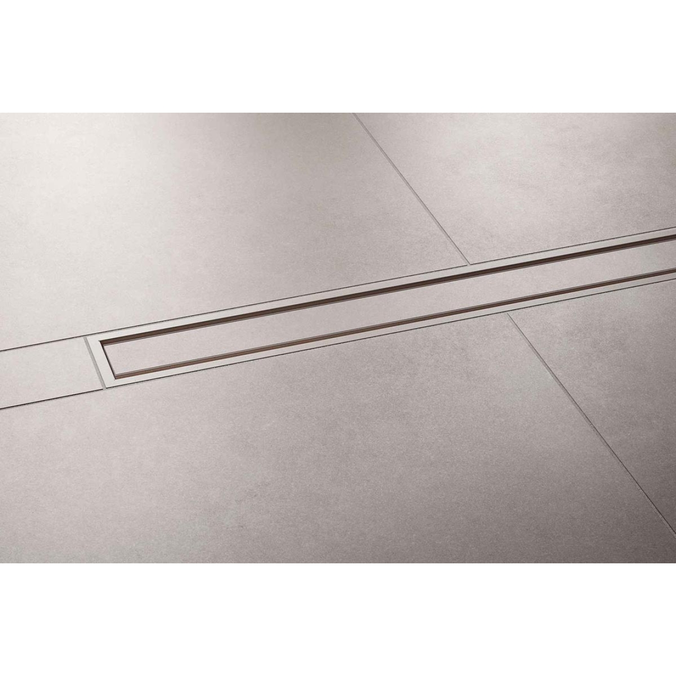 Schlüter KERDI-LINE-C 19 mm Rinnenabdeckung FRAMED TILE Dunkelanthrazit 70 cm