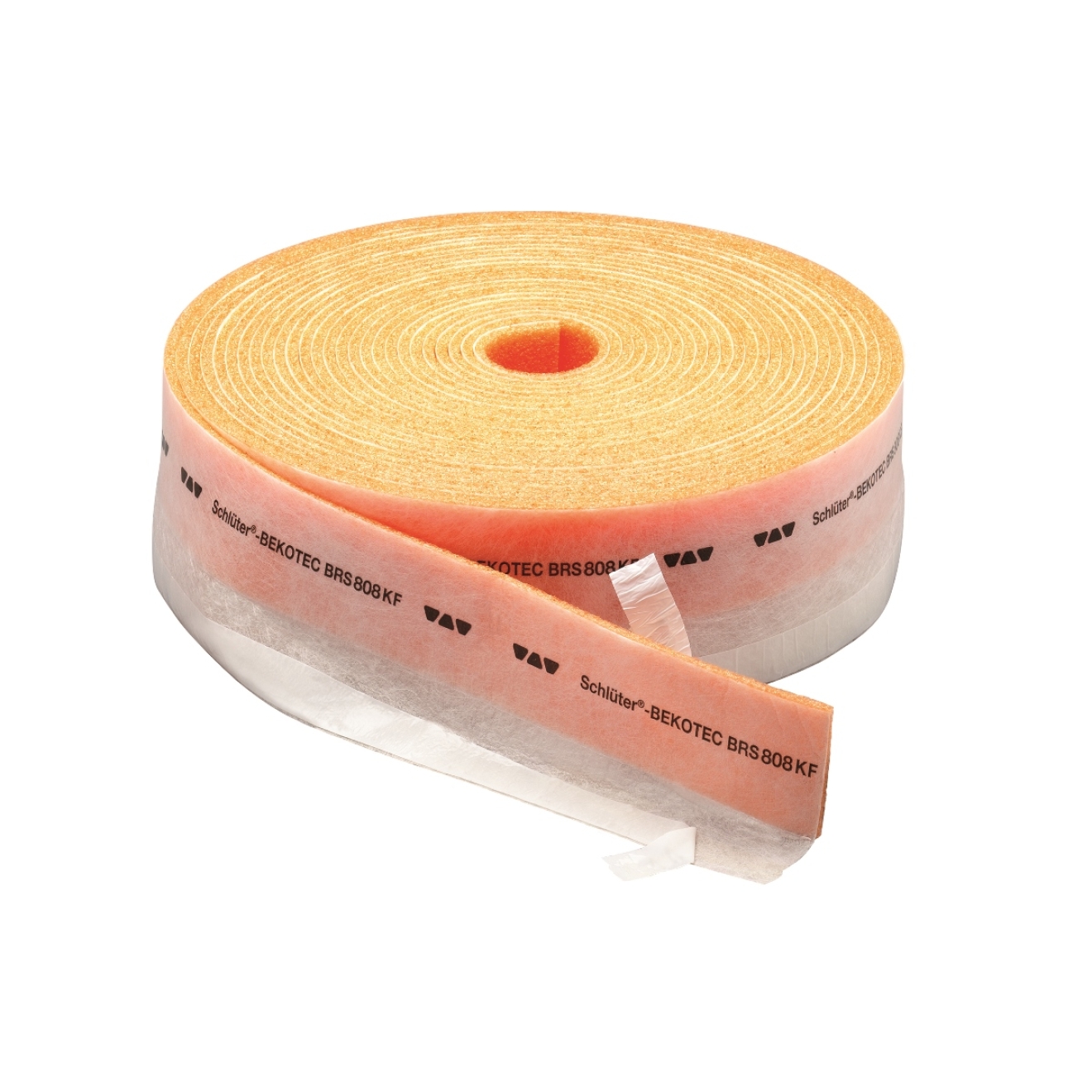 Schlüter BEKOTEC BRS/KF Randstreifen mit Klebefuß für Fließestrich, Rolle 25 m