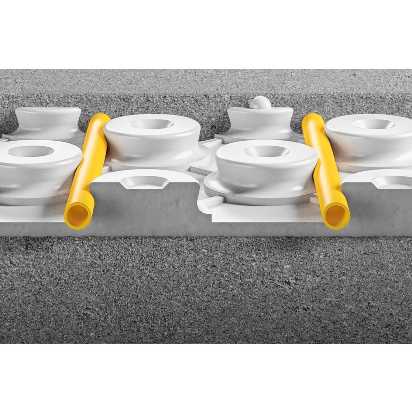 Schlüter BEKOTEC-EN-P Estrichnoppenplatte ohne Folienüberzug 0,8 m²