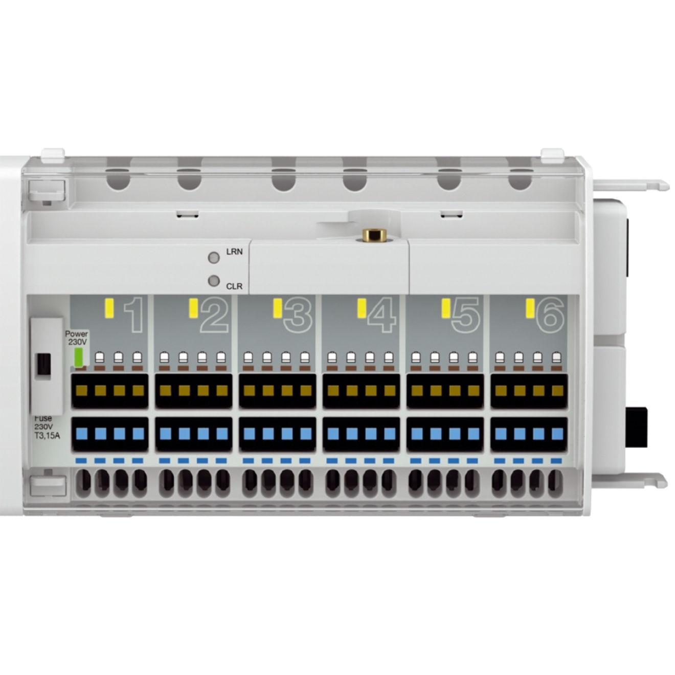 Schlüter BEKOTEC-THERM-EAR Anschlussmodul für funkgesteuerte Sensoren, 6 Anschlüsse