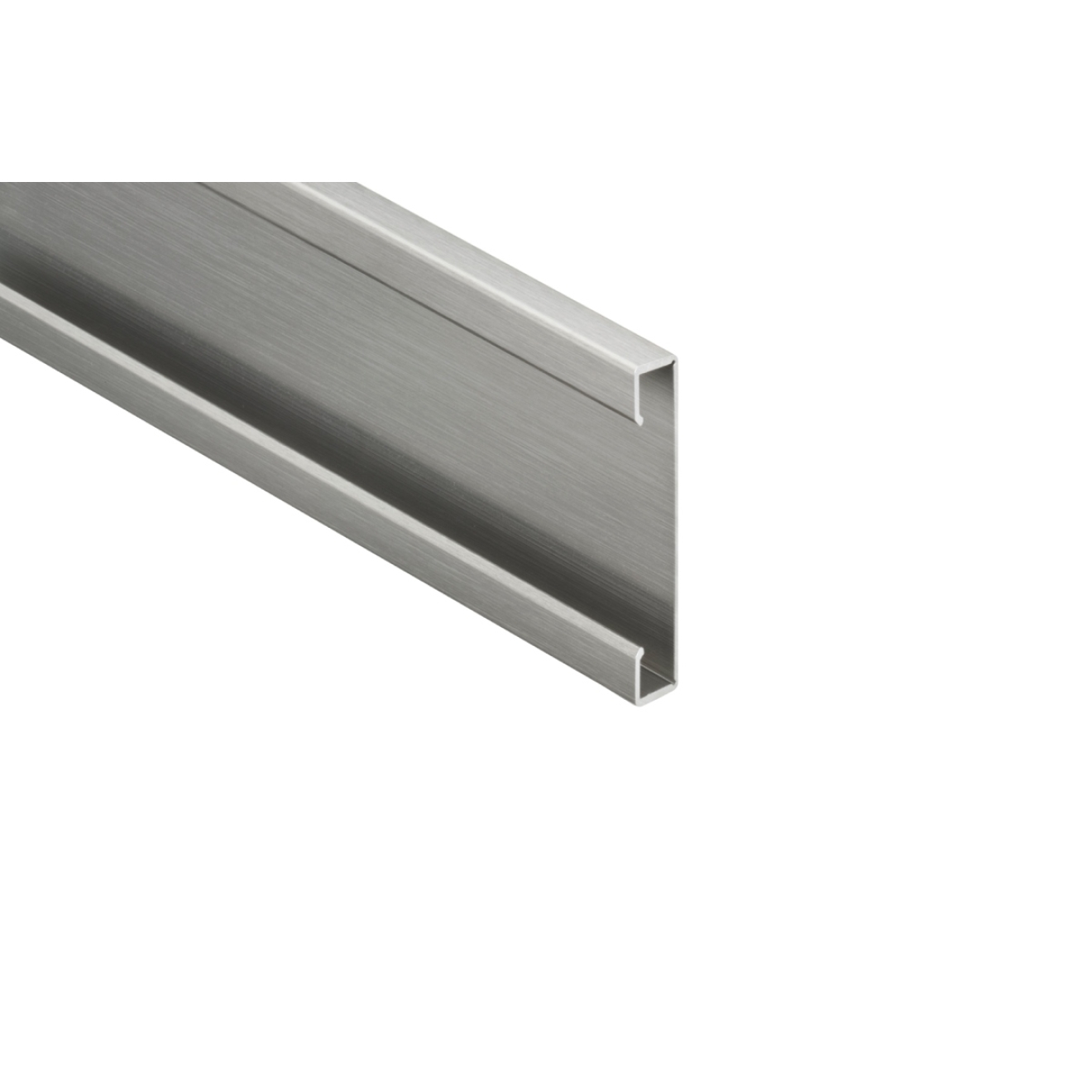 Schlüter LIPROTEC DESIGNBASE QD Sockel/Bordüre Aluminium edelstahl gebürstet 250 cm