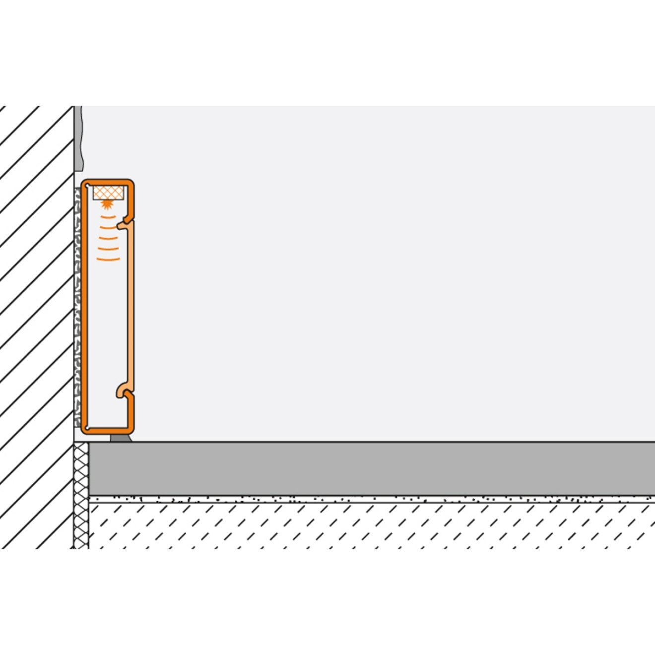 Schlüter LIPROTEC DESIGNBASE QDD Streuscheibe 250 cm