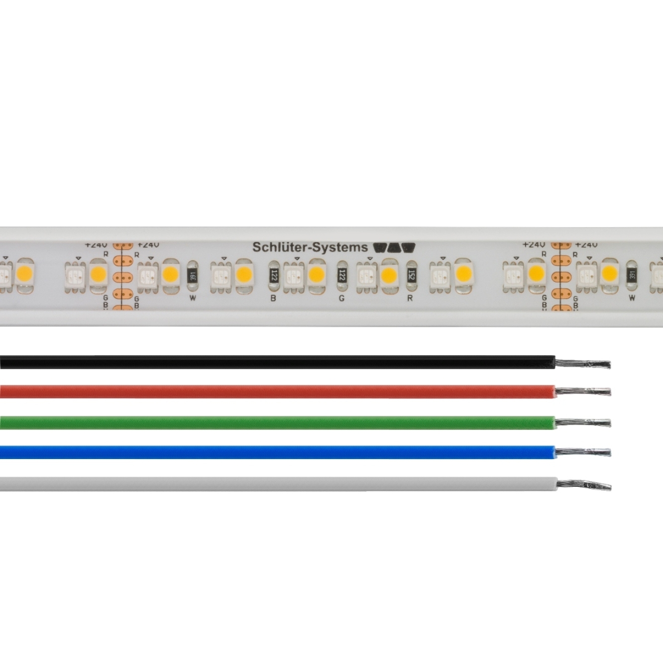 Schlüter LIPROTEC ES 9 LED-Streifen RGB+W steuerbar 24 V DC 100 cm
