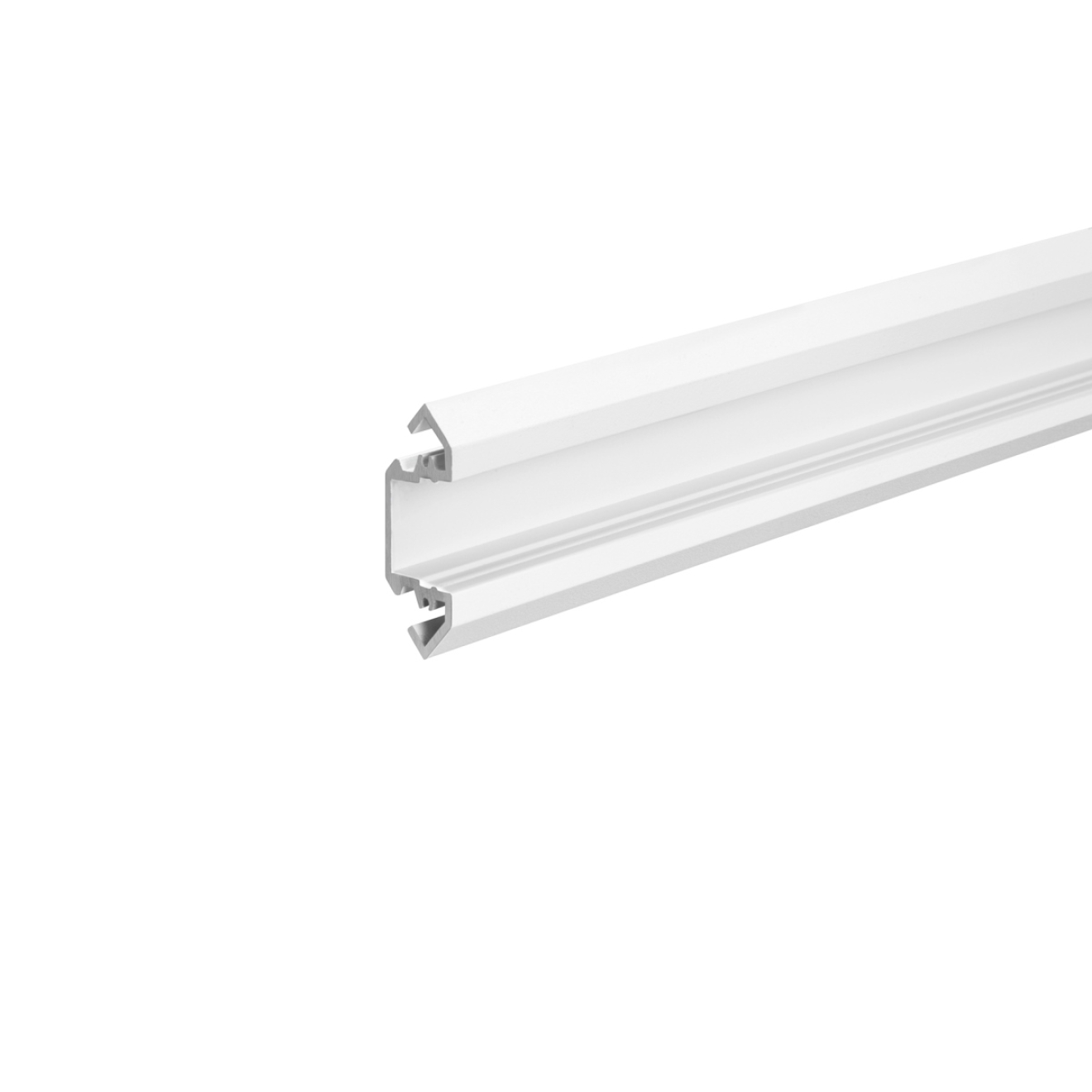 Schlüter LIPROTEC LLE-AC Profil Ecke Aluminium Brillantweiss Matt 250 cm
