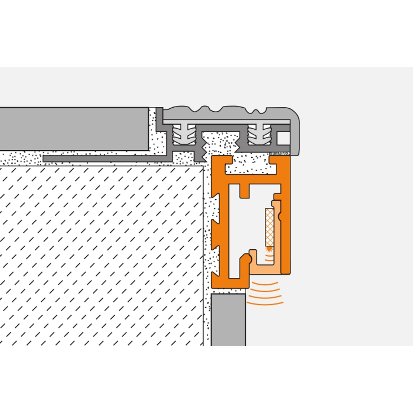 Schlüter LIPROTEC VBI Streuscheibe indirekte Beleuchtung 250 cm