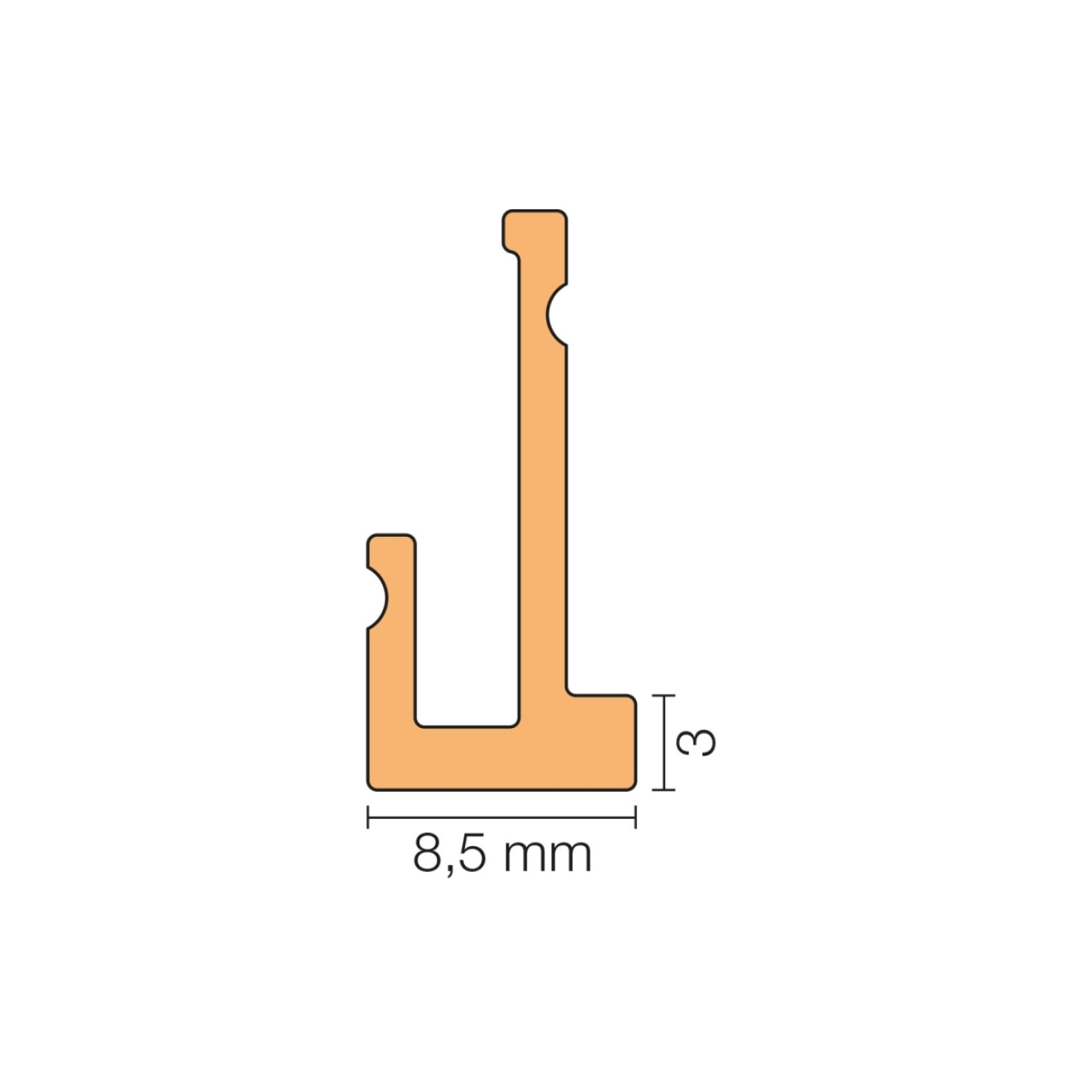 Schlüter LIPROTEC PBD Streuscheibe indirekte+direkte Beleuchtung 250 cm