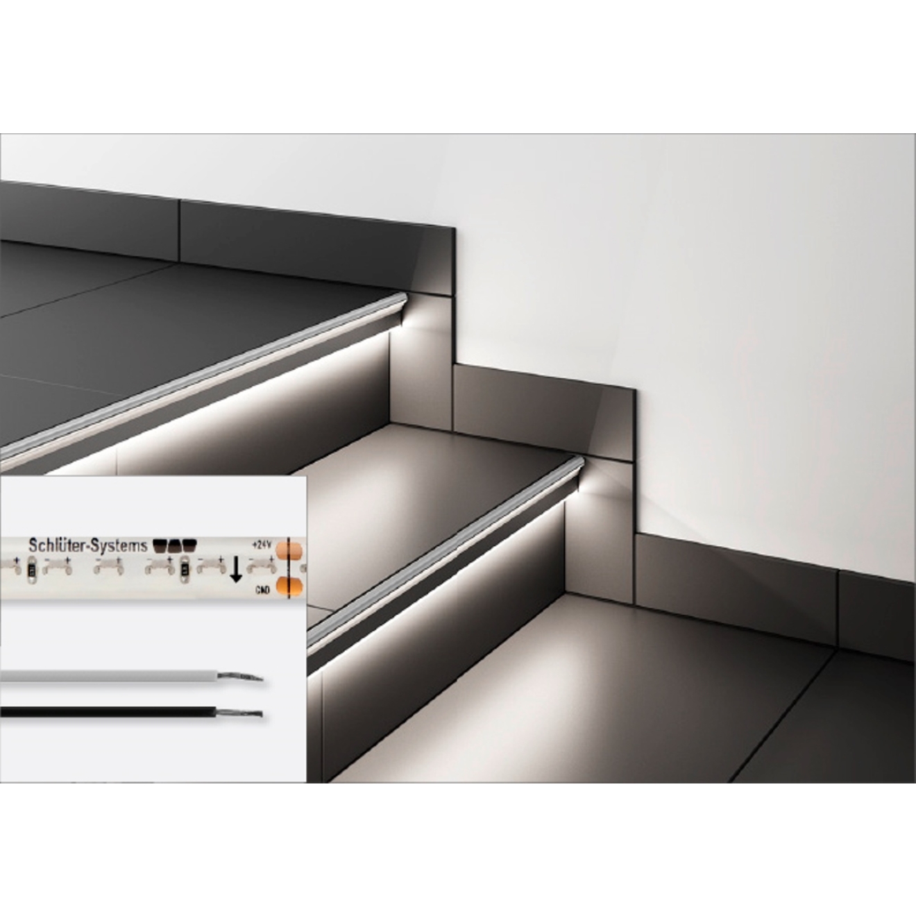 Schlüter LIPROTEC ES 61 LED-Streifen Neutralweiss (4900 K) 24 V DC 400 cm