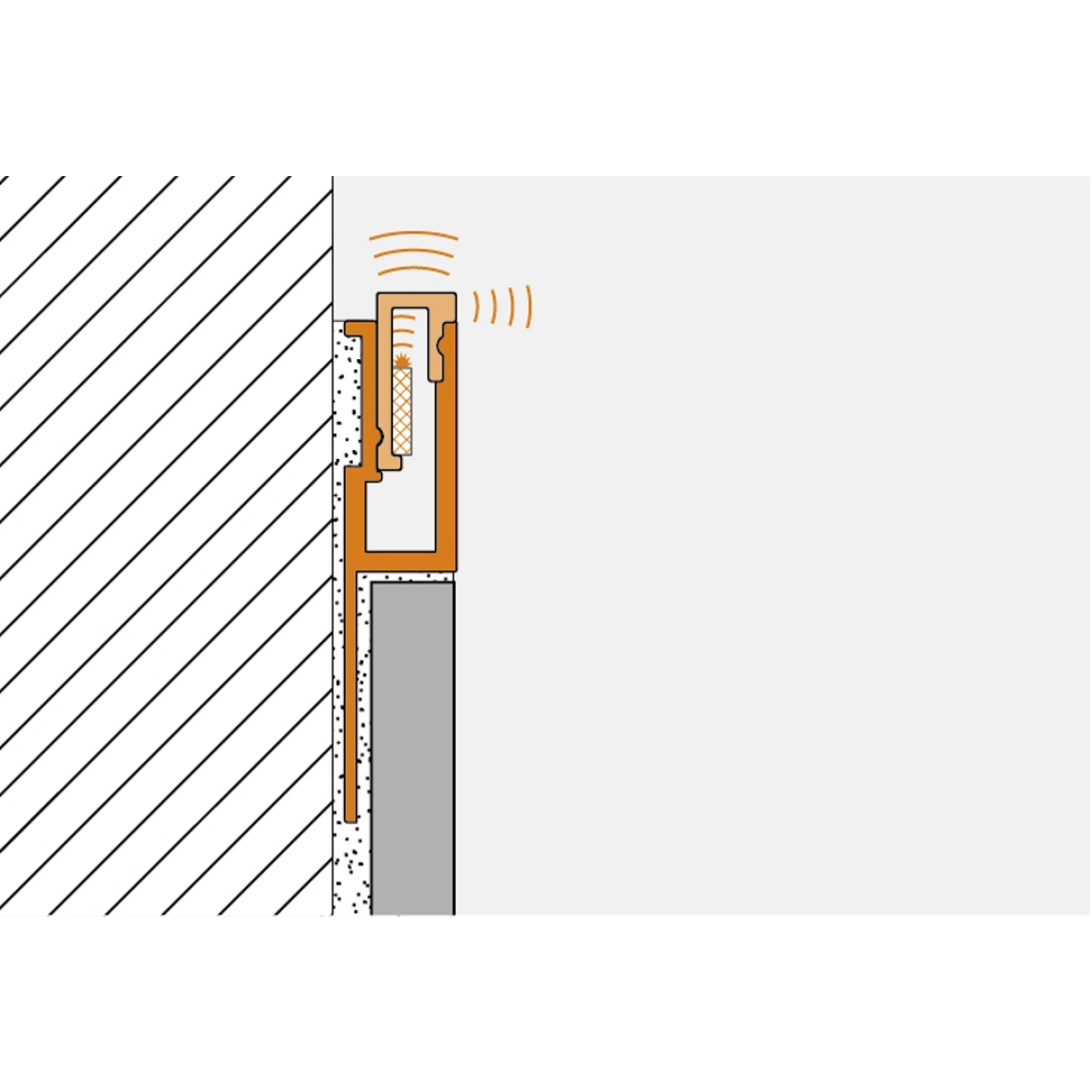 Schlüter LIPROTEC VB Profil 11 mm Voutenbeleuchtung Aluminium edelstahl gebürstet 250 cm