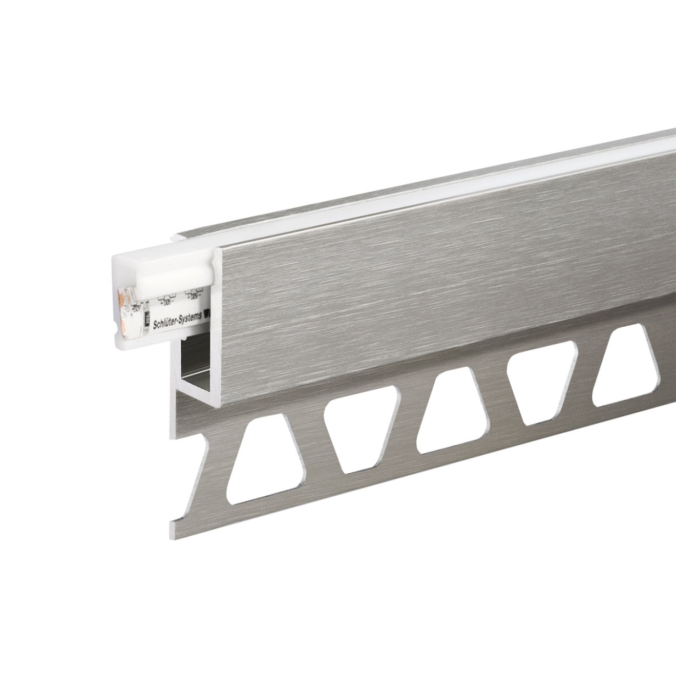 Schlüter LIPROTEC VB Profil 11 mm Voutenbeleuchtung Aluminium edelstahl gebürstet 250 cm