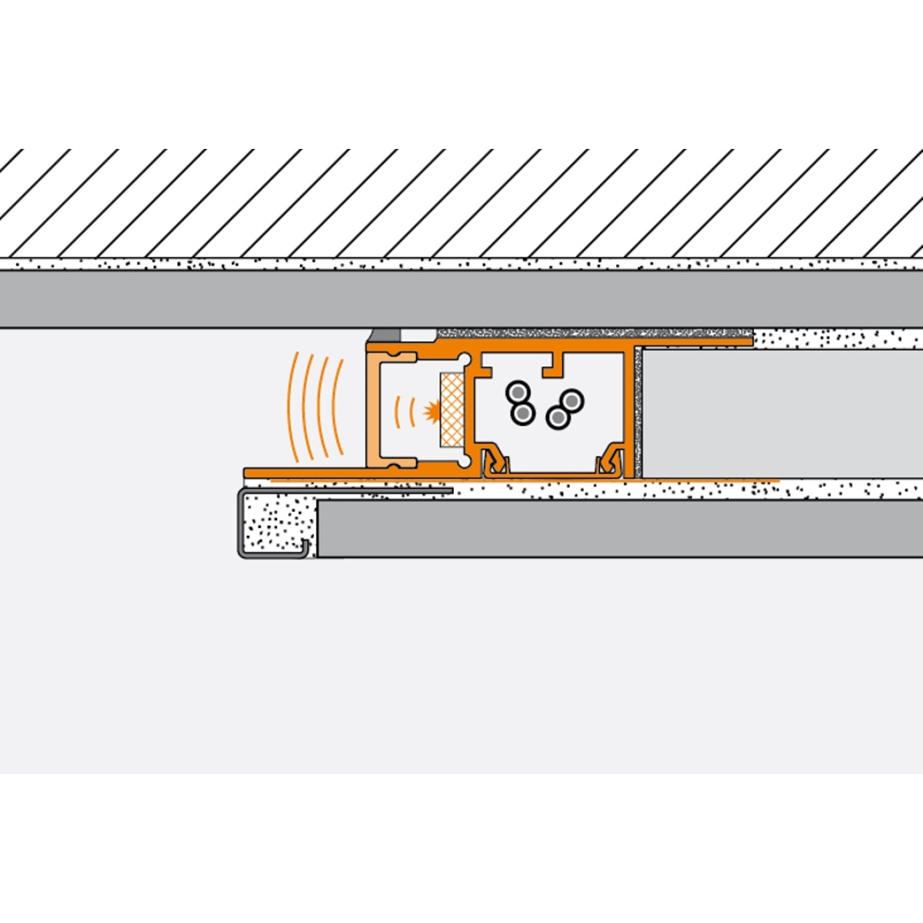 Schlüter LIPROTEC WSK Profil mit Kabelkanal Aluminium 250 cm
