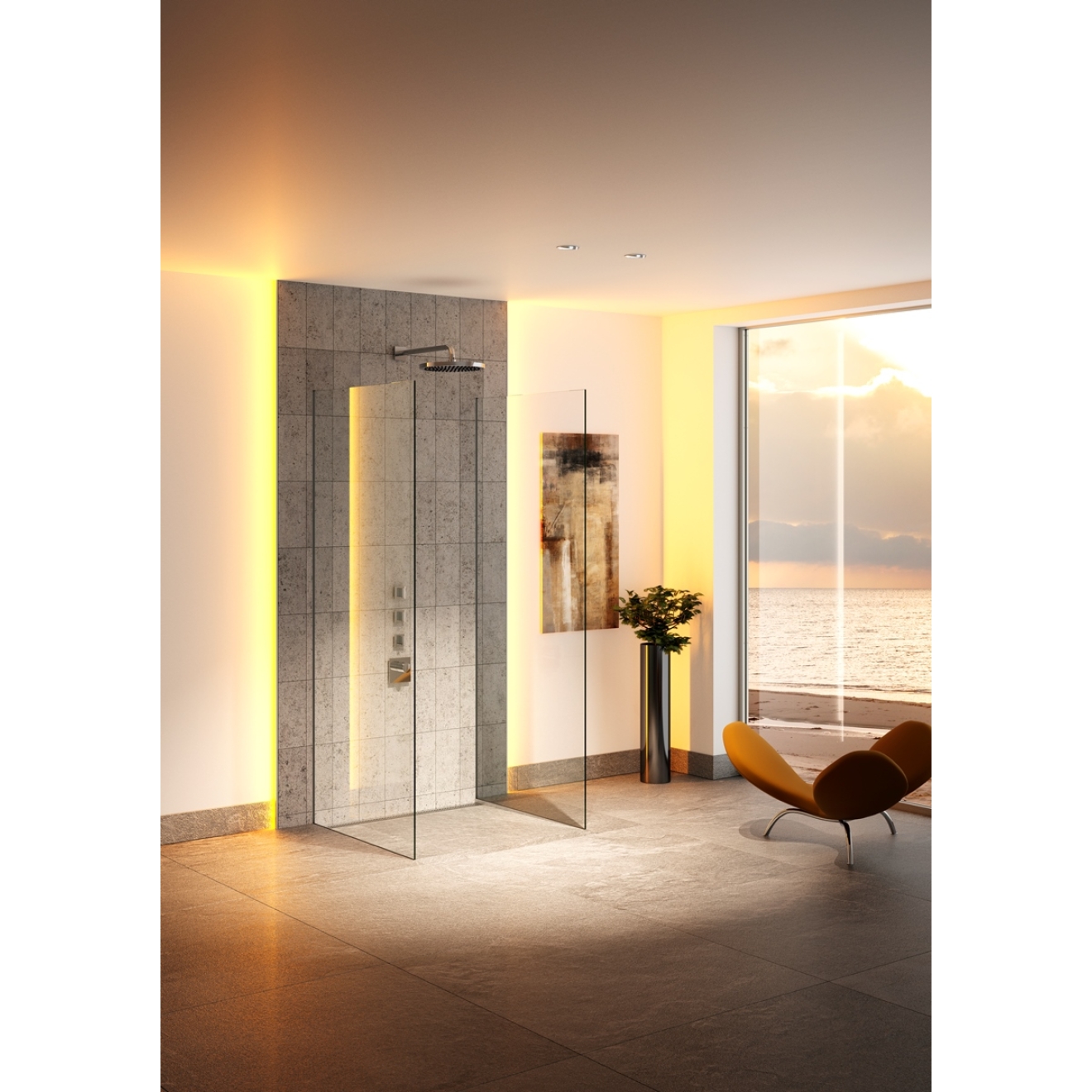 Schlüter LIPROTEC WSK Profil mit Kabelkanal Aluminium 250 cm