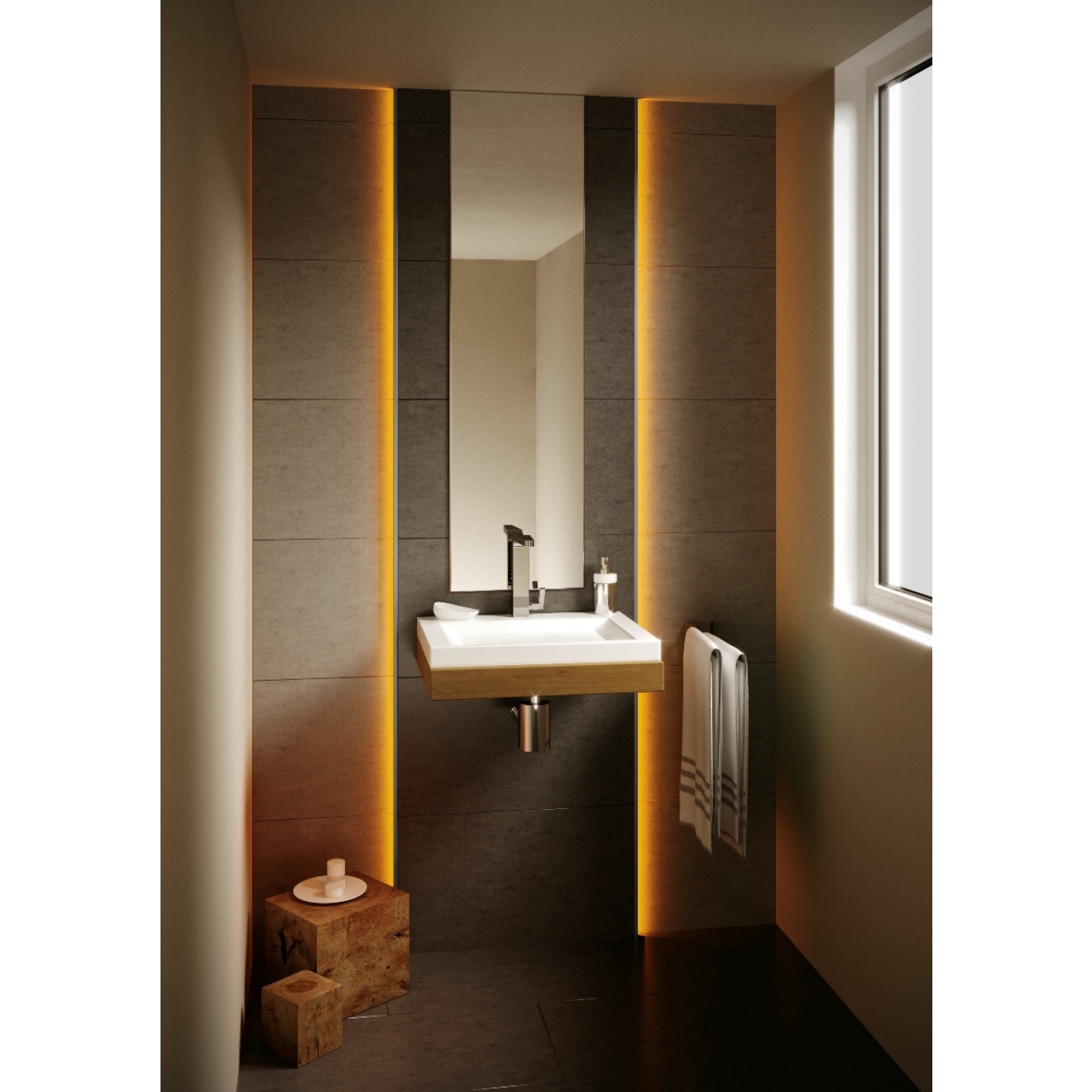 Schlüter LIPROTEC WSK Profil mit Kabelkanal Aluminium 250 cm