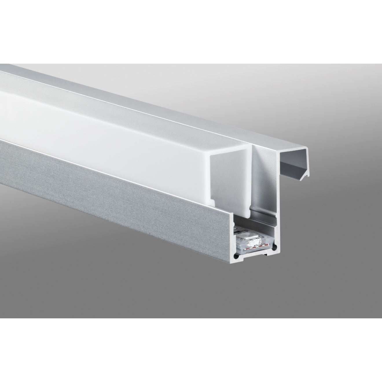 Schlüter LIPROTEC WSQ Profil mit Quadec-Abschluss Aluminium 250 cm