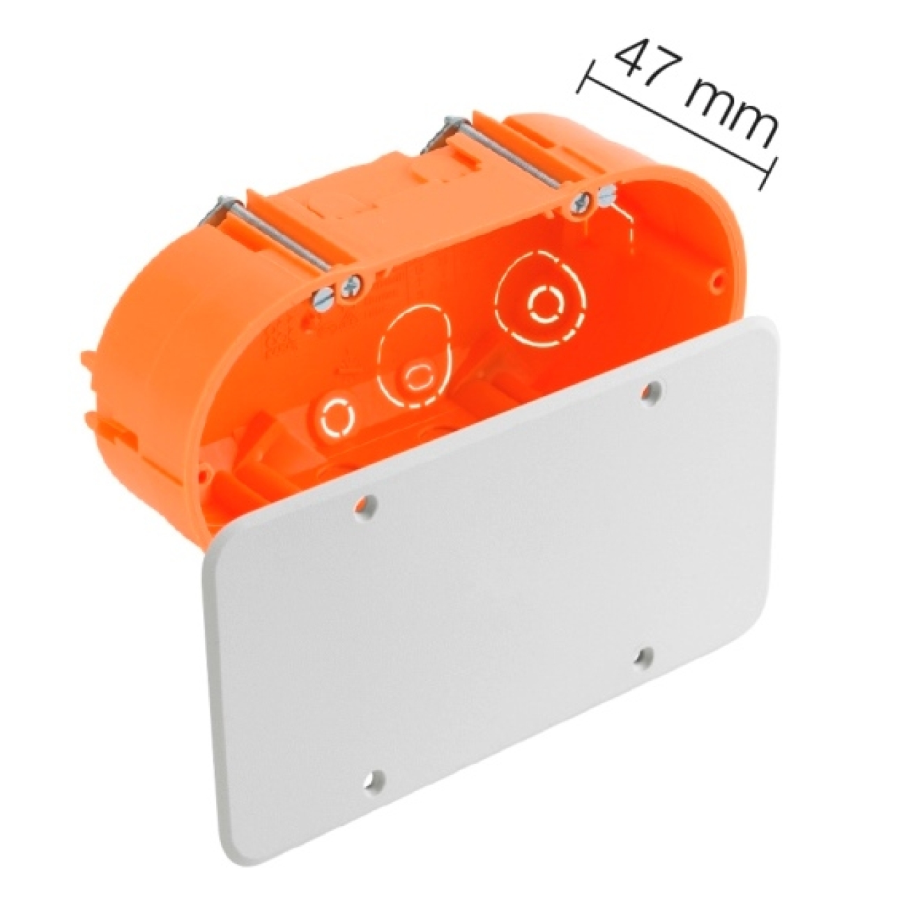 Schlüter LIPROTEC Z Doppelt-Hohlwand-Verbinderdose mit Deckel 5 Stück