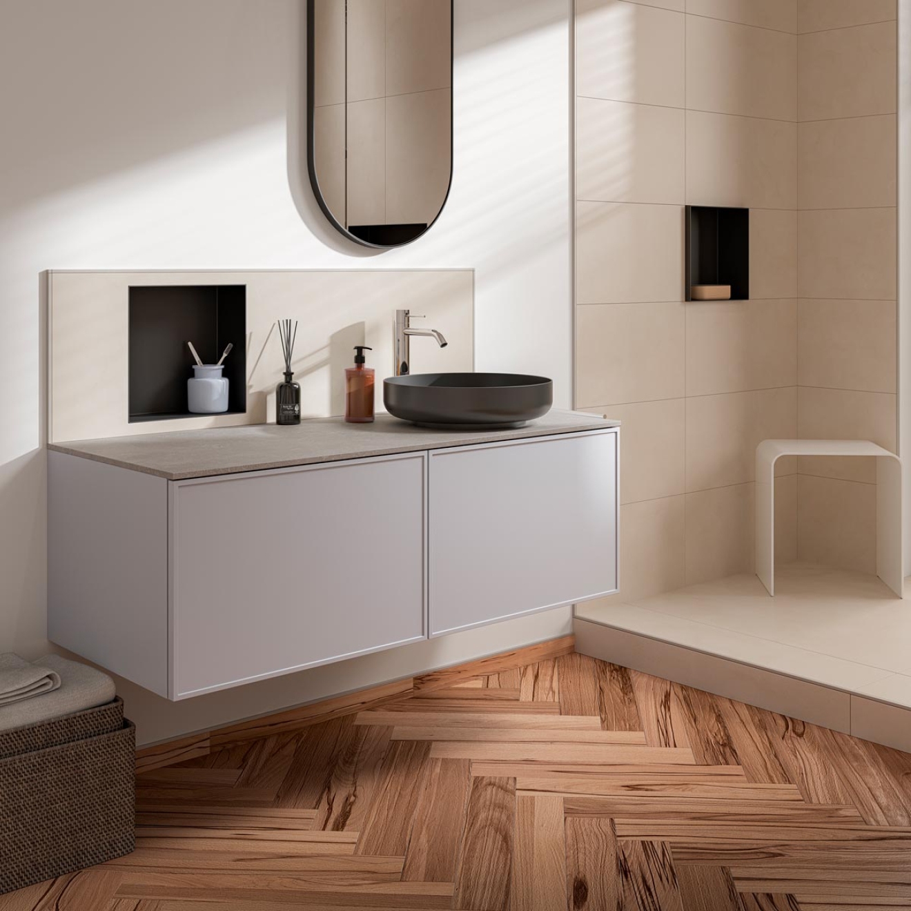 Schlüter DESIGN-NICHE 298x598 mm MBW - brillantweiß matt