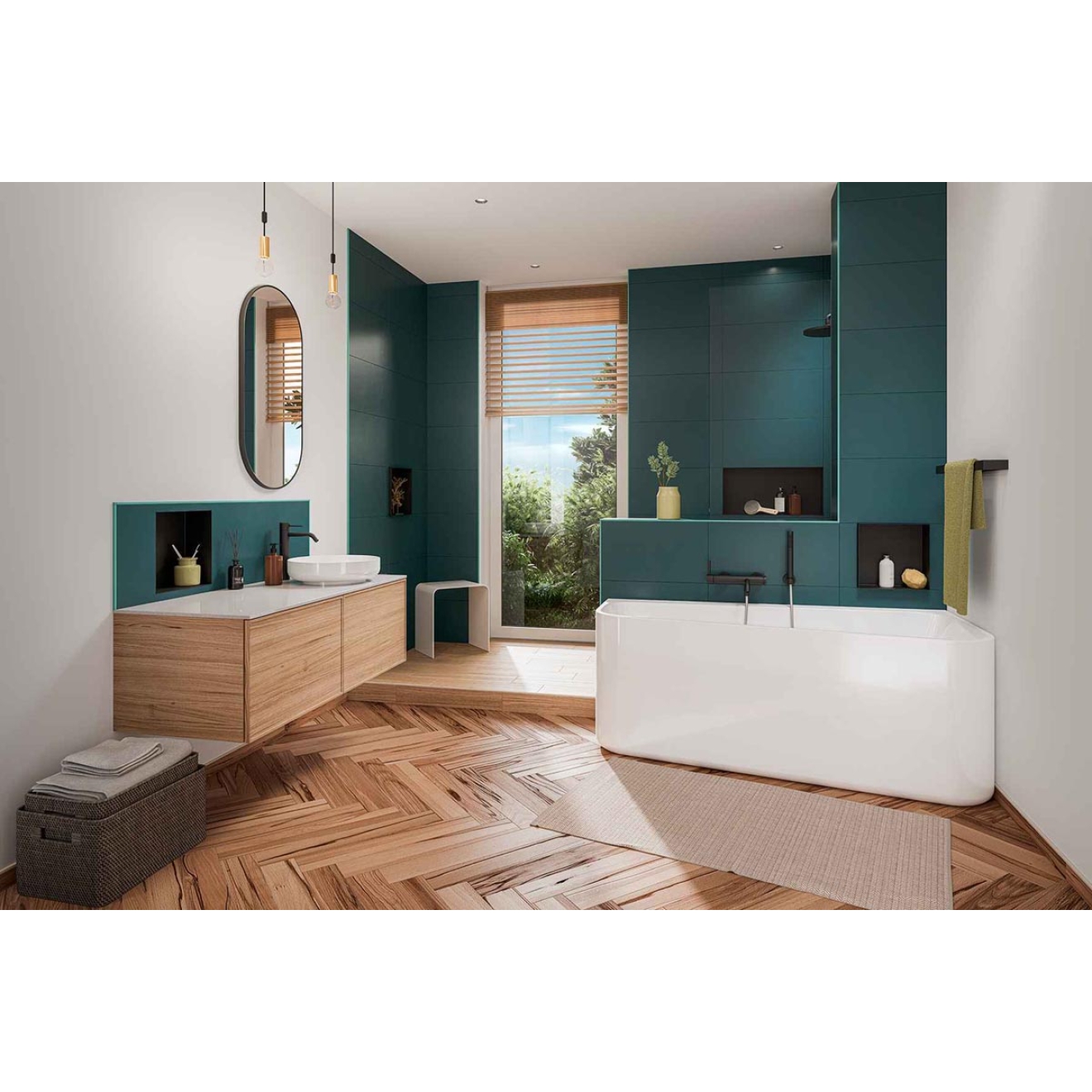 Schlüter DESIGN-NICHE 298x598 mm MBW - brillantweiß matt