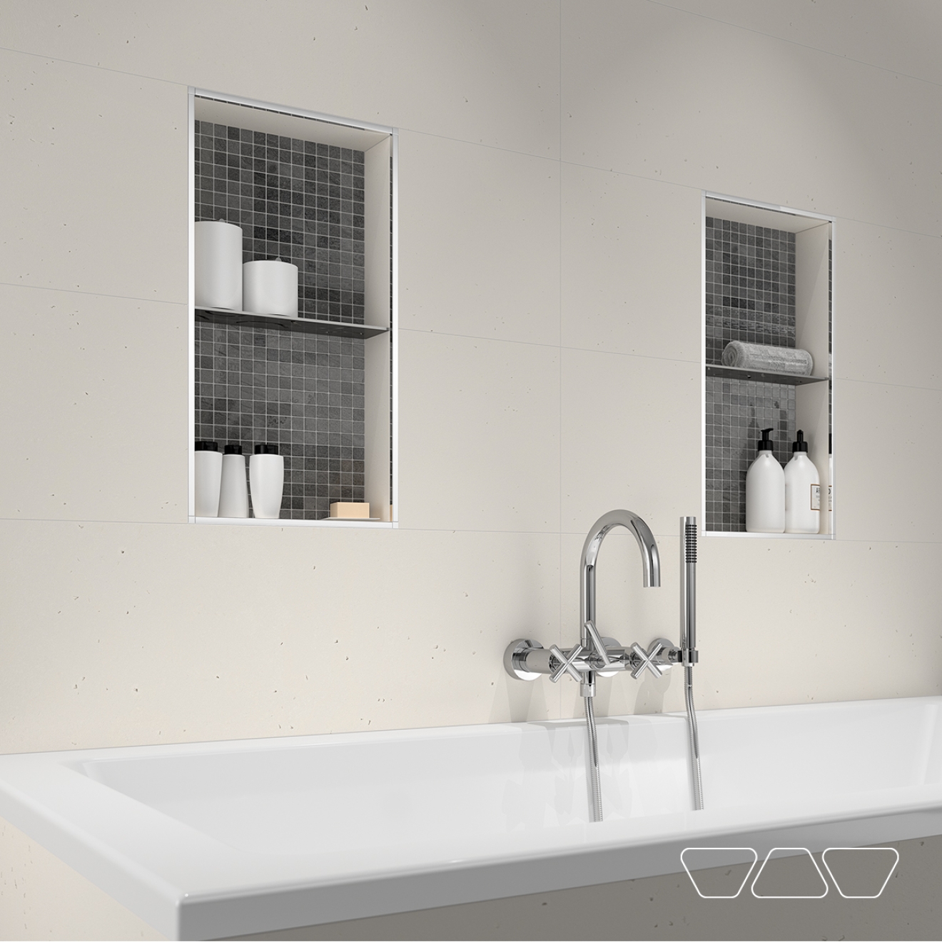 Schlüter Wandnische KERDI-BOARD-N 305x305x89 mm