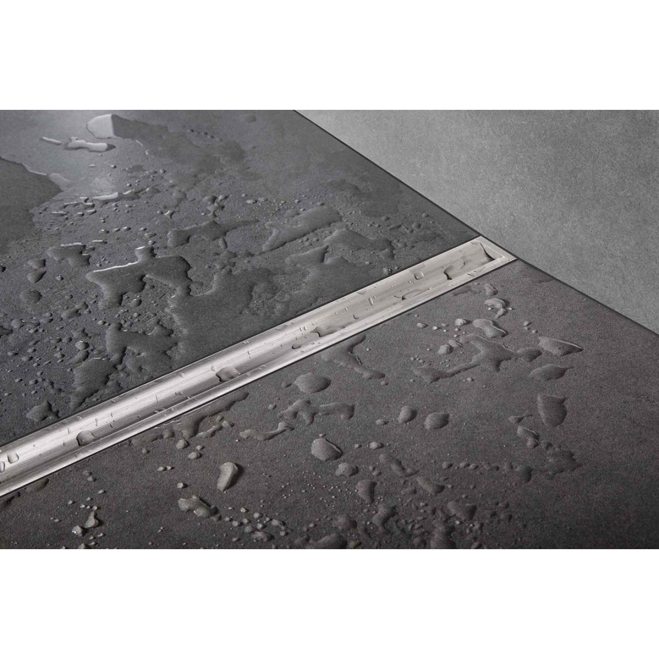 Schlüter KERDI-LINE-VARIO Entwässerungsprofil 180 cm COVE 34 Edelstahl gebürstet