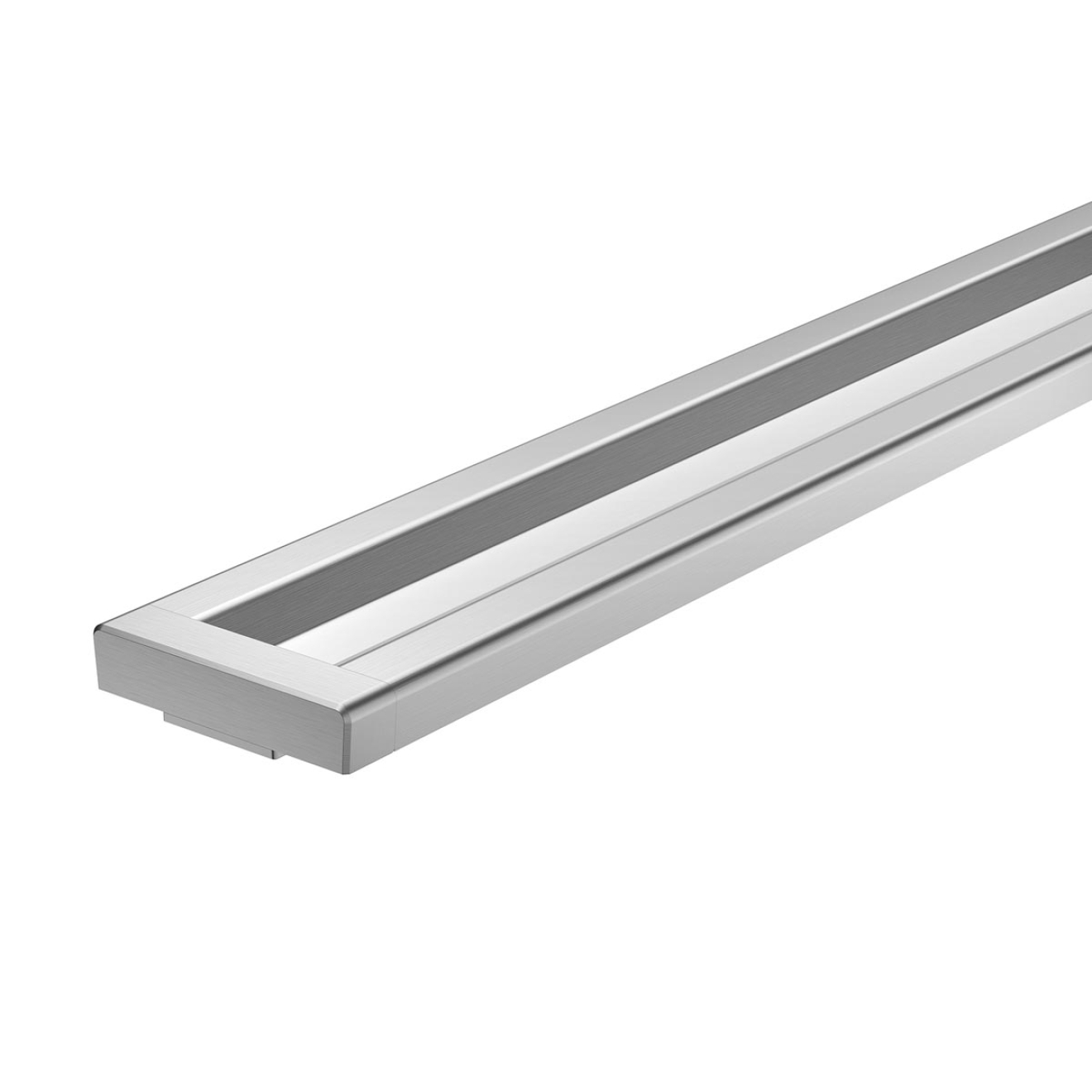 Schlüter KERDI-LINE-VARIO Entwässerungsprofil 180 cm COVE 34 Edelstahl gebürstet