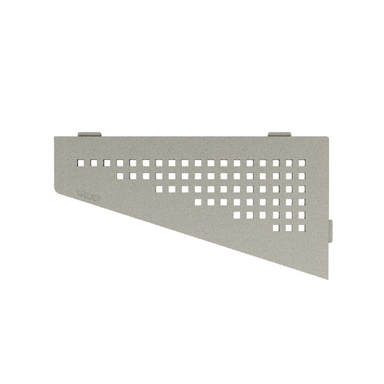 Schlüter Wandablage SHELF-E Steingrau 154x295 mm