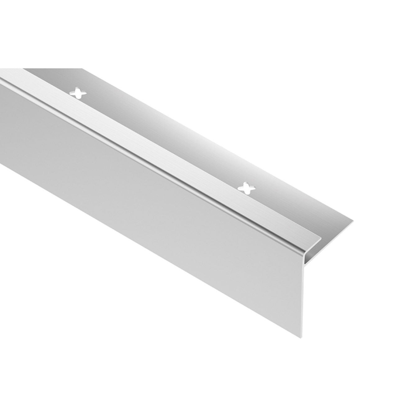 Schlüter VINPRO-S Abschlussprofil chrom gebürstet Höhe: 12,5 mm