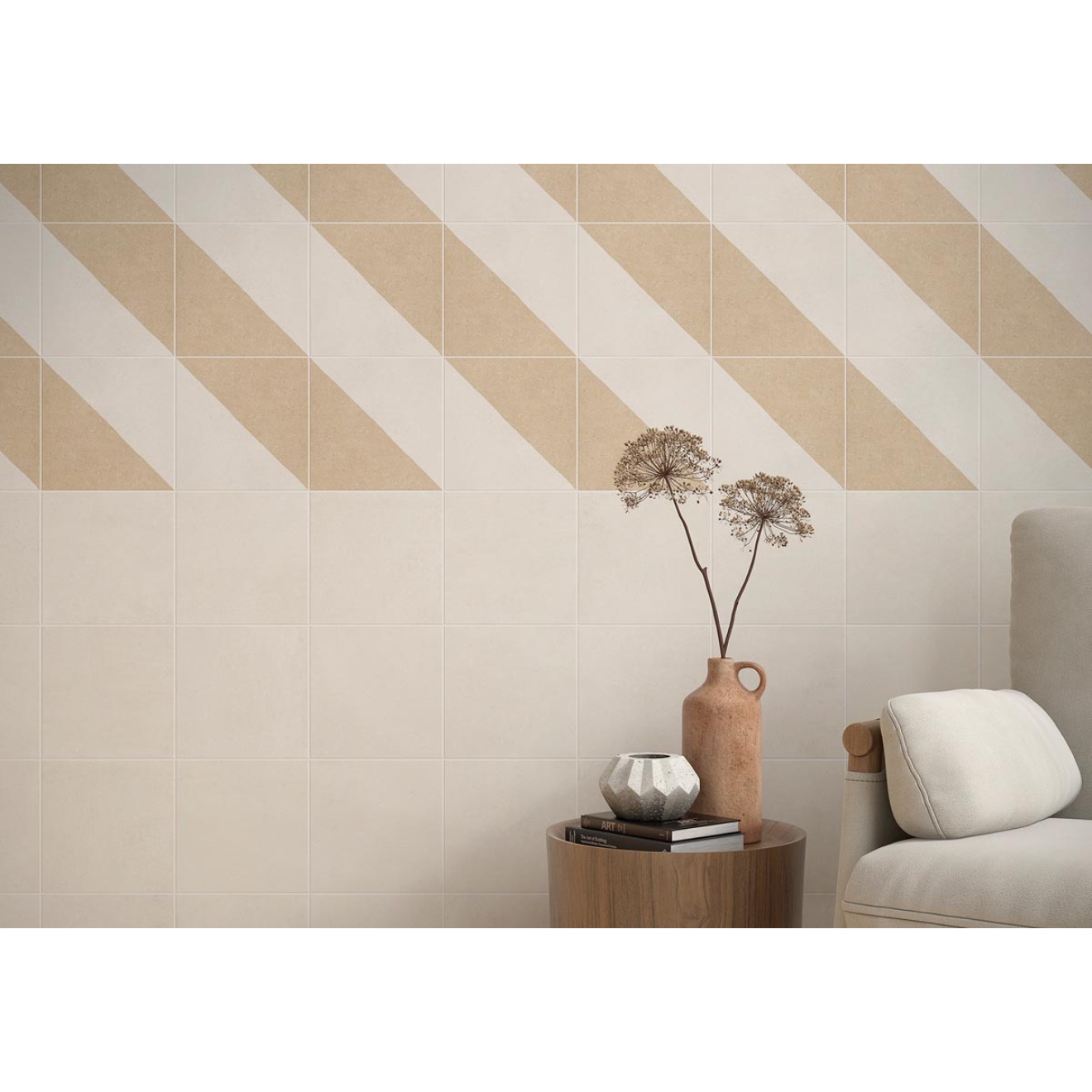 Keraben Terracotta Paja Boden- und Wandfliese Matt 20x20 cm