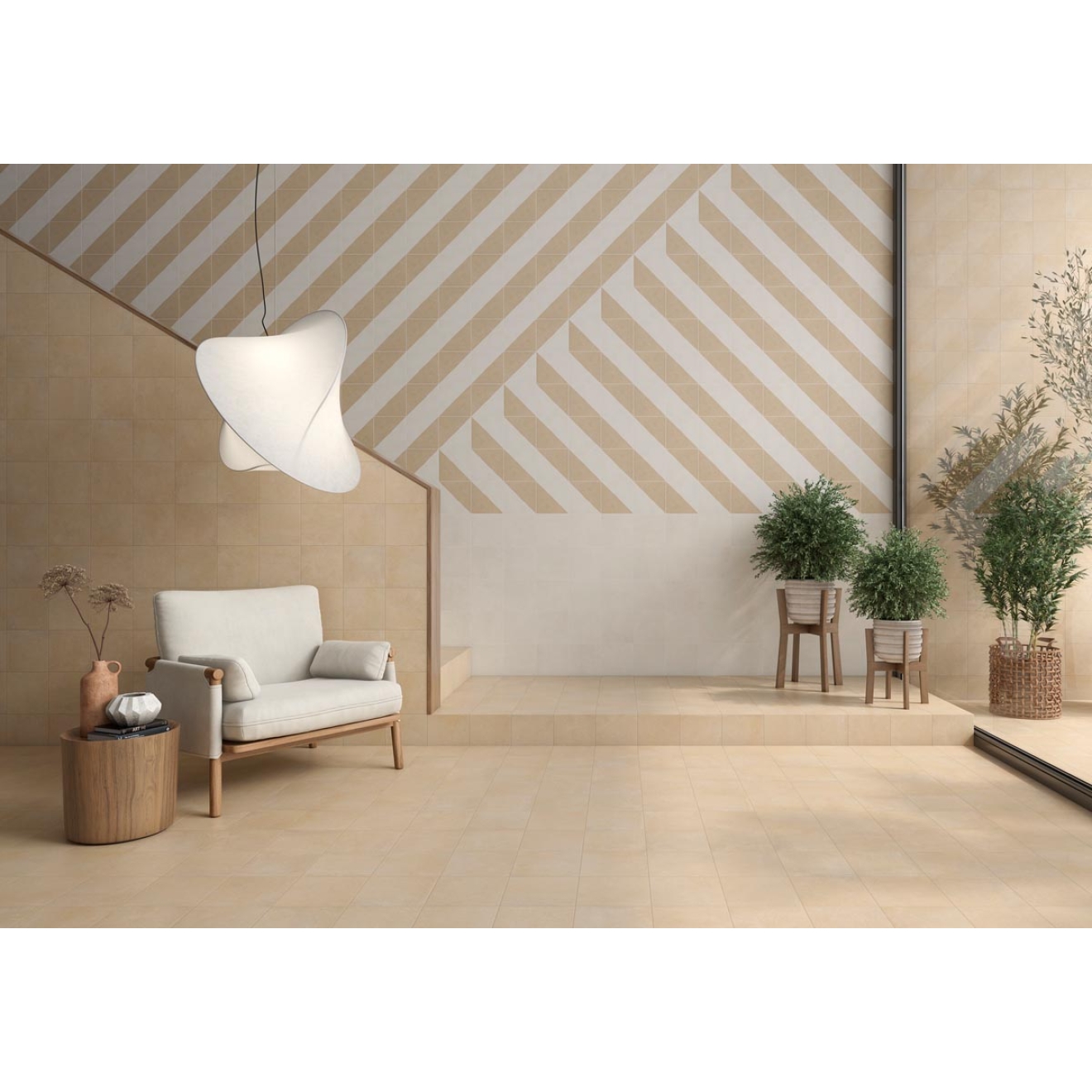 Keraben Terracotta Paja Boden- und Wandfliese Matt 20x20 cm