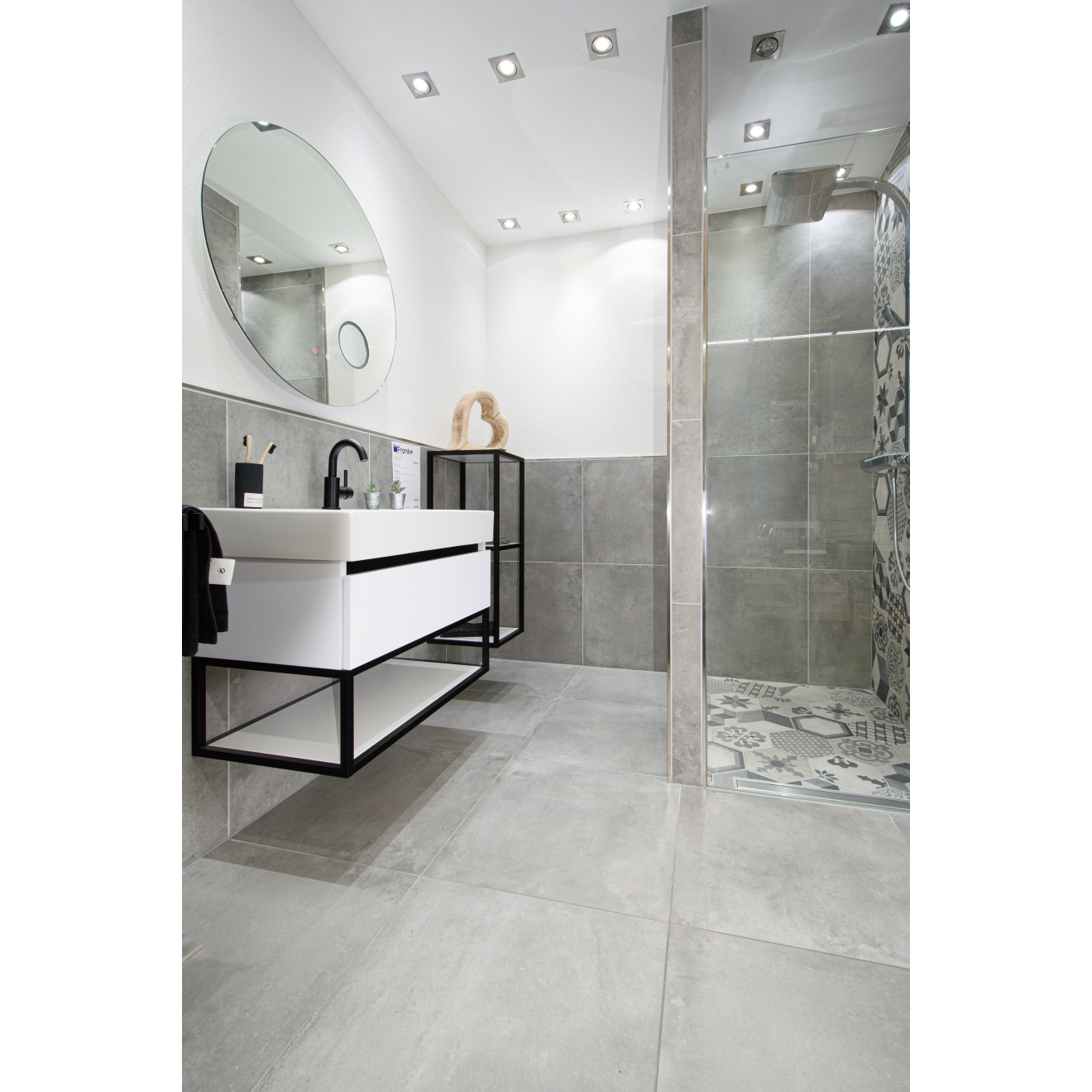 PrimeCollection UniPLUS Smoke Bodenfliese rektifiziert 60x60 cm