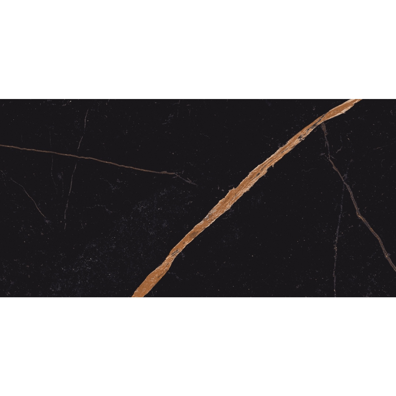 Provenza Unique Marble Boden- und Wandfliese Sahara Noir matt SilkTech 30x60 cm