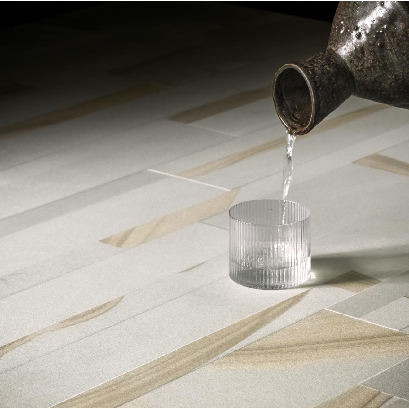 Provenza Varana Stone Dekor Light Grey Blocks Silktech 60x120 cm