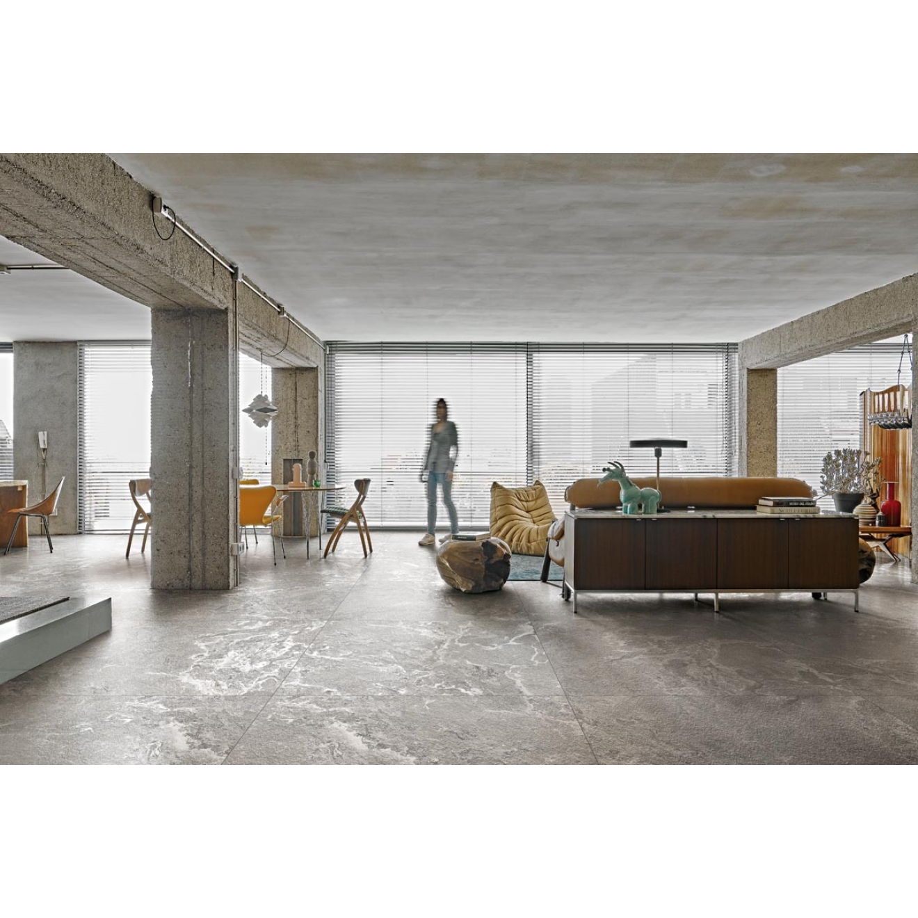 Florim Creative Design Onyx&More White Porphyry Strukturiert Boden- und Wandfliese 60x60 cm