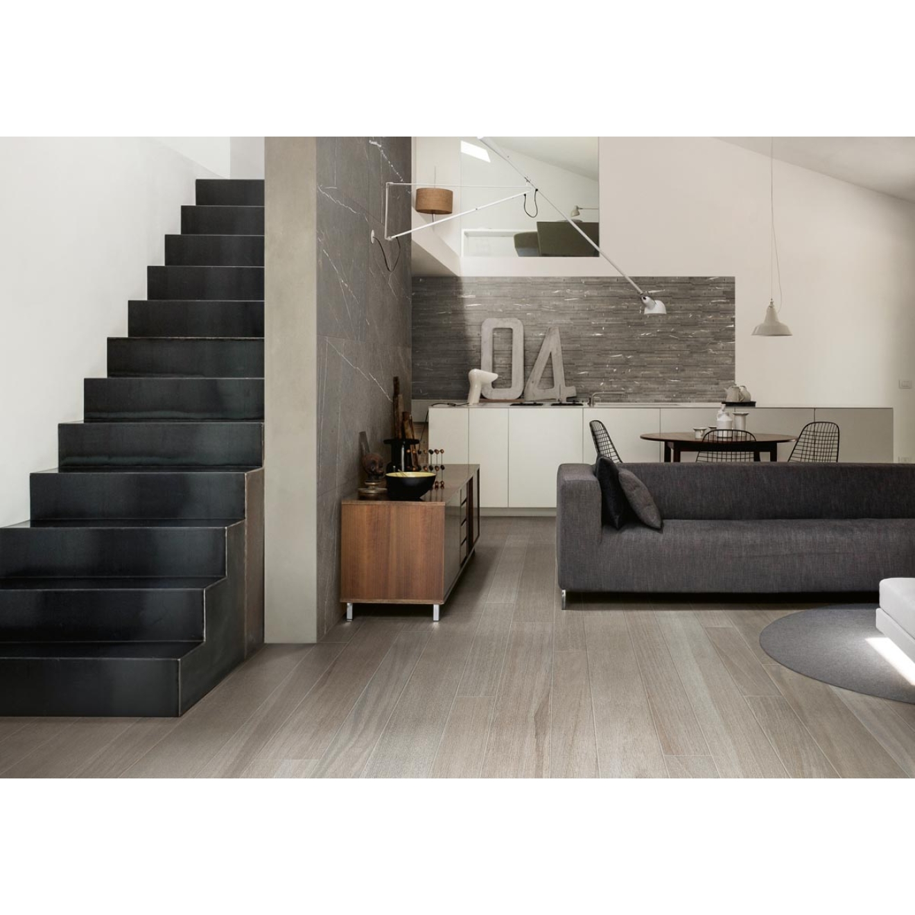 Florim Creative Design Wooden Tile Gray Naturale Boden-und Wandfliese 20x120 cm