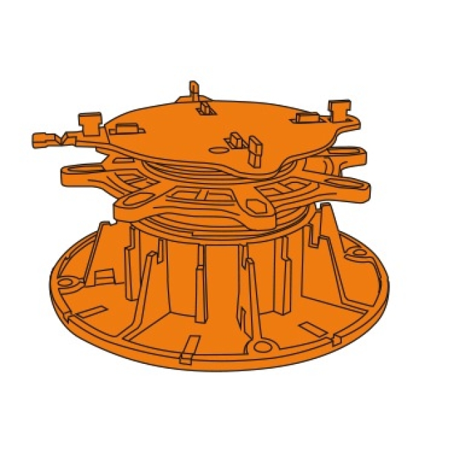 Schlüter-TROBA-LEVEL-PL Plattenlager variabel 60-130mm