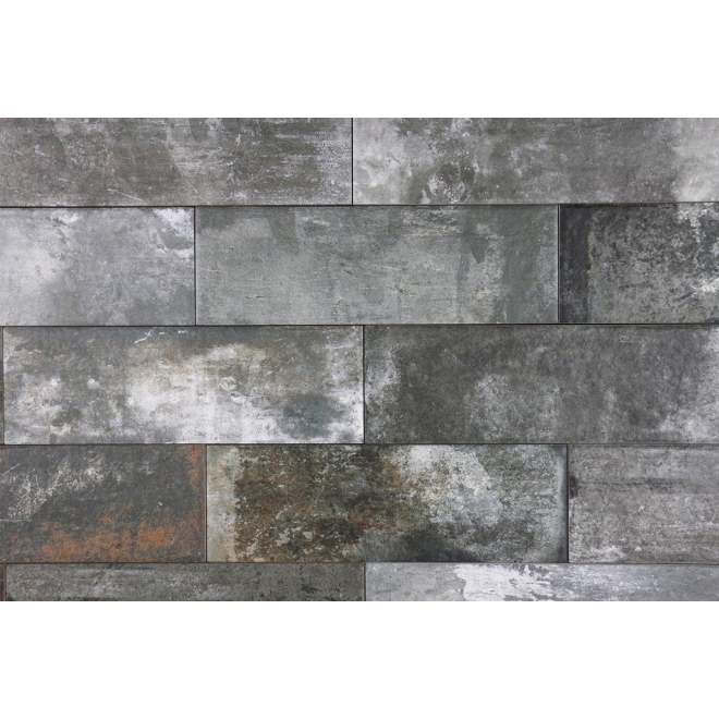 PrimeCollection LoftWall Wandfliese Black 10x30 cm