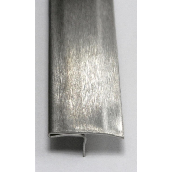 PrimeCollection, Übergangsschiene 2,5m/25mm Edelstahl-gebürstet TEG25