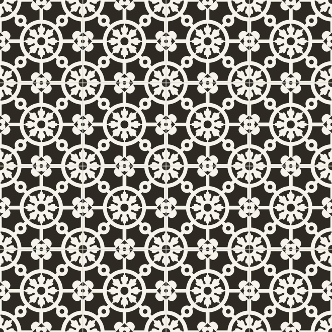 PrimeCollection Paris Bodenfliese und Wandfliese Bercy Nero 20x20 cm