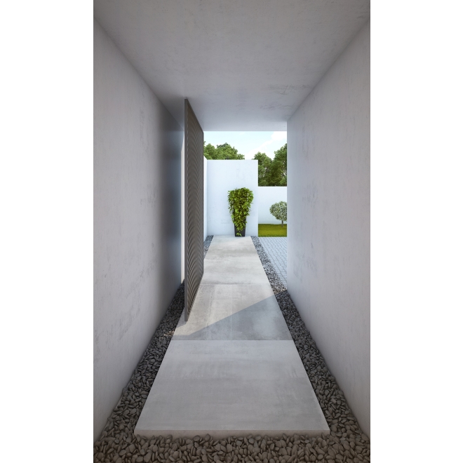 PrimeCollection HemiPLUS Outdoor Steel Terrassenplatte rektifiziert 60x60 cm