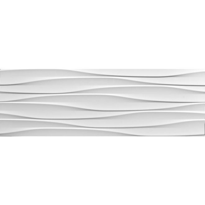 Keraben Superwhite Dekor weiß Wind gloss glänzend 30x90 cm