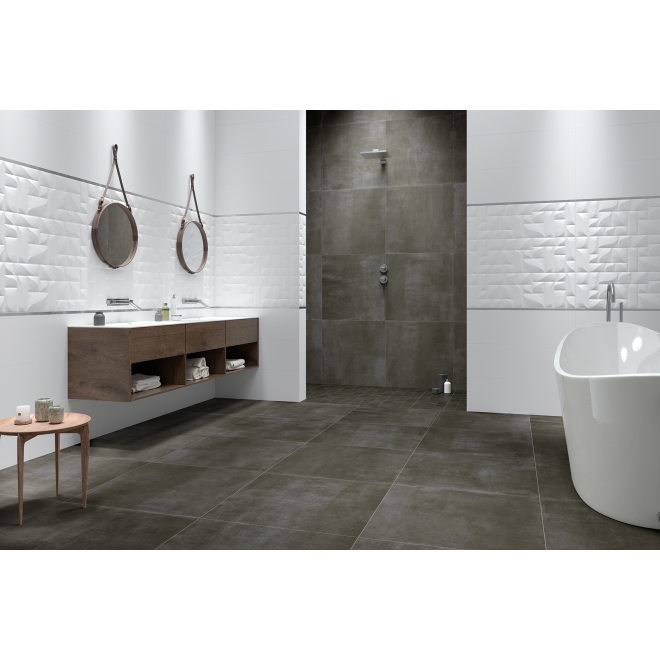 Keraben Superwhite Wandfliese weiß matt - Silk Touch 30x60 cm