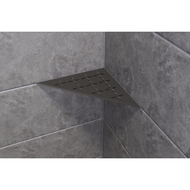 Schlüter Wandablage SHELF-E Dunkelanthrazit 210x210 mm